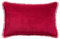 Vivaraise Einfarbiges Kissen Fara rubinrot 30 x 50 cm