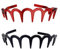 Fodattm Haarreif mit Zick-Zack-Zack-Zack-Haarkamm, Kunststoff, für Damen, Haar-Accessoires, 2 Stück