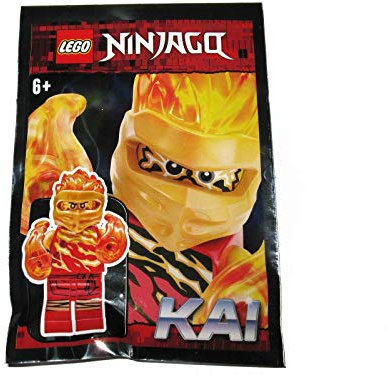 Lego Ninjago Kai FS Spinjitzu Slam Minifigure Foil Pack # 7 with 2 Power Blasts New for 2020
