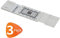 3 Pcs - GAMBC® Jauge manuelle de fissures murales - Fissuromètre pour mesurer et enregistrer les lésions et les fissures sur les surfaces de maçonnerie planes