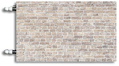XOF Magnet Heizkörperabdeckung, Heizkörperverkleidung - BEIGE BACKSTEINMAUER