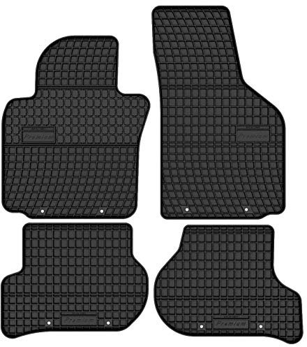 Prismat Gummimatten Gummi Fußmatten Satz für Seat Leon 2 (2005-2012) - Passgenau