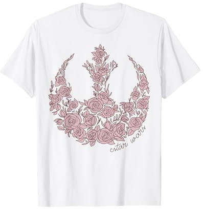 Star Wars Rose Rebel Emblem T-Shirt