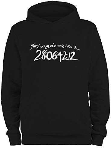 STYLETEX23 Kapuzenpullover Donnie Darko They Made Me Do It, schwarz M