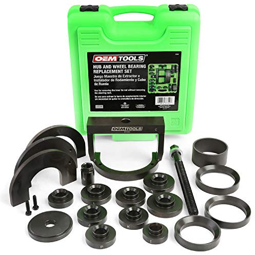 OEMTOOLS 37342 Master Wheel Bearing Removal Tool, Wheel Bearing Installer Kit Fits Most Vehicles, Self-Centering Design, Front, Rear, and All-Wheel Drive