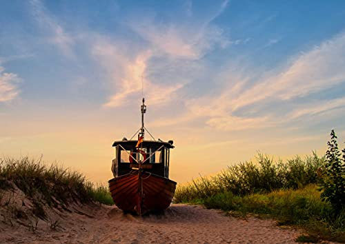 hansepuzzle 99949 - Usedom Puzzle 260 Teile | Reisen Puzzle mit hochwertiger Puzzle Aufbewahrung: Kartonbox und wiederverschließbarem Beutel | Puzzle-Maße: 41 x 28,7 cm