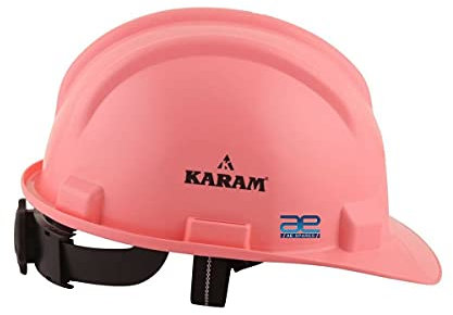 AEspares Shelmet Ratschen-Sicherheitshelm mit Kunststoffhalterung, Pink