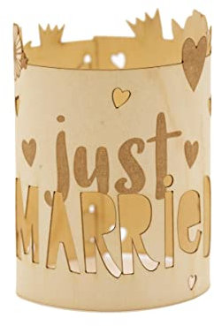 Just married: Lichterpost