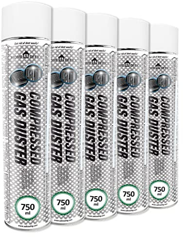 AABCOOLING 5 x 750ml Home&Office Druckluftspray K1 Compressed Air, Staubgebläse, Büromaterial, Luftdruck-spray, Druckluftreiniger luftdruckspray, Reinigungsgeräte, Laptop