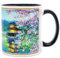 DESSAPT Arts - Kyoto, le Temple du Pavillon d'Or, Japon - Mug Céramique 325 ml - Tasse-Cadeau Unique avec les Magnifiques Paysages Kyotoïens - Imprimé en France - Blanc et Noir