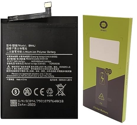 OH-BOX® Akku kompatibel mit Xiaomi BM4J Redmi Note 8 pro (M1906G7I)