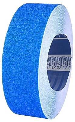 ACIT Anti-Rutsch-Klebeband für Treppenstufen, ideal für Innen und Außen, Fallschutz, rutschfest, rutschfest, 18,3 m x 25 mm, Blau