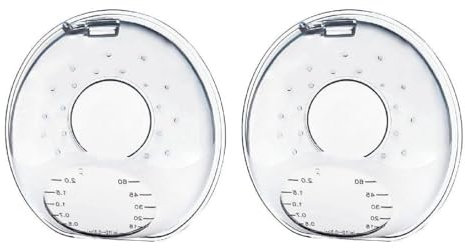 2 tazas de lactancia, conchas de silicona, protector de leche materna, recogedor de leche para madres lactantes, 2 conchas de pecho, tazas de lactancia reutilizables de silicona para recoger leche