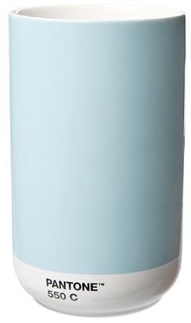 PANTONE Mini Porzellan Vase, in Geschenkbox, 500ml, Light Blue 550C