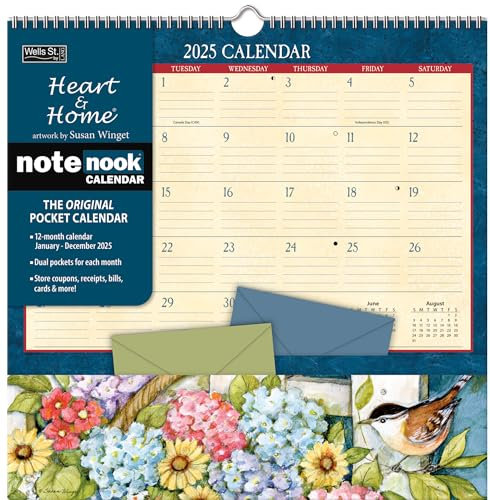 Wells Street by LANG, Heart and Home by Susan Winget 2025 Note Nook