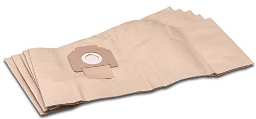 vhbw 5X Staubsaugerbeutel Ersatz für Nilfisk Alto 302004000 für Staubsauger - Papier, 66cm x 27,8cm braun