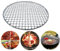 tulkdexi 304 Edelstahl Rundes Grillgitter, Grillrost rund, Edelstahl Rund für Schwenkgrill, Schwenkgrill Rost BBQ Grill Zubehör, Runder Grillrost Aus-Rostfreiem Stahl 30 cm