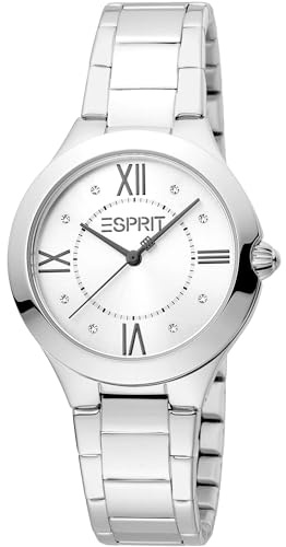 ESPRIT ES1L264M0045 Jana Uhr Damenuhr Edelstahl Edelstahl 5 bar Analog Silber