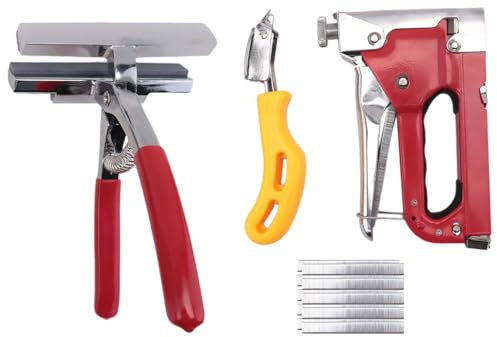 Fegtrtyoa Kit de Pinces pour Châssis de Toile, Agrafeuse pour Cadre Photo, Pince pour Toile, Outil pour Retirer les Agrafes pour Peinture à L' Artistique