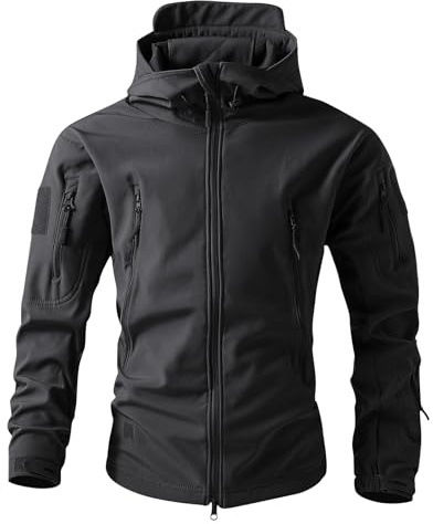 MOKBAY Militär Jacke Herren Camo Jacke Army Camouflage Multifunktionsjacke Jagd Tarnjacke Flecktarn Feldjacke Militär Winterjacke