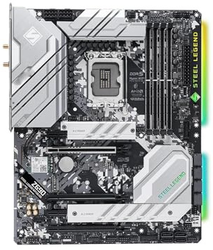 scheda madre Scheda Madre Fit For ASRock Z690 Steel Legend WiFi 6E/D5 LGA1700 DDR5 128G M.2 Supporta CPU 14900F 14700 13400 12400