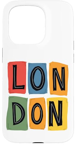 Vintage London Souvenir - Retro Modern Art London Hülle für iPhone 15 Pro