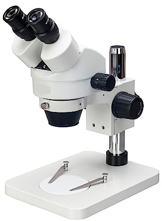 7X-45X Table Pillar Stand Zoom Magnification Binocular Stereo Microscope