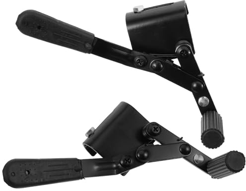 iplusmile 1 Paar Rollstuhlbremshebel aus Metall und Kunststoff Präzise Steuerung Ersatzteil für Rollstühle Sichere Handbremse für Mobilitätshilfen