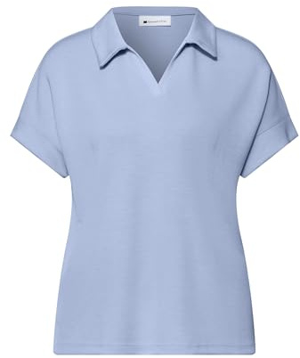Street One Polo Shirt w.Rib Panel