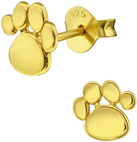 EYS JEWELRY Damen Ohrringe Hunde Pfoten 925 Sterling Silber Tatzen Ohrstecker Damenohrringe Damenohrstecker