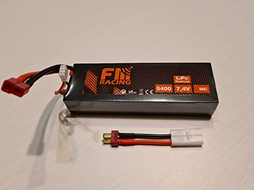 FM-Racing RC Car Hardcase Akkupack 7,4V mit 5400 mAh der Serie Hobbyline