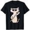 Katzen Querflöte Geschenk T-Shirt