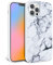 FELONY CASE - iPhone 12 Pro Max Case - Stylish White Polished Marble Phone Cover - Anti-Scratch, Wireless Charging Compatible, 360° Shockproof Protective Cases for Apple iPhone 12 Pro Max