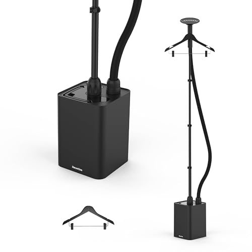 SteamOne Vertical Clothes Steamer Black 1800W - 1.8L Tank | Vertical Garment Steamer, 1800W, 1.8L Tank, 45min Autonomy, Ready in 60s, MEJK110B