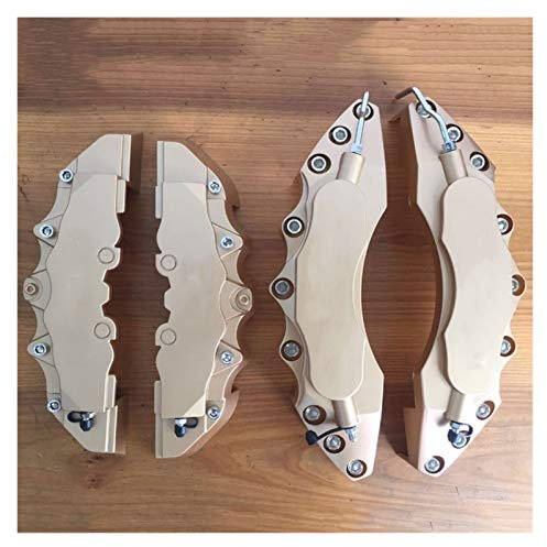 KJGHJ Brake Caliper Cover ABS Plastic Disc Brake Caliper Cover Without Logo Car Styling Fit For BMW Audi Mercedes Benz Front And Rear Car Caliper Cover (Color Name : Gold, Size : 2 size M)