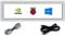 8.8inch 480x1920 IPS Side Monitor No Touch for Raspberry Pi/Jetson Nano/PC Windows 11/10 / 8.1/8 / 7, Built-in HiFi Speaker, with CNC Process Alloy Enclosure