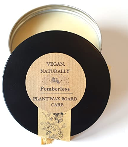 Pemberleys of Baker Street Vegan Naturally' Plant Wax Chopping Board Care - (Plant Wax 250ml, 8.5oz), Board Wax / Board Butter / Board Oil / Board Conditioner
