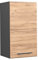 Vicco Hängeschrank Fame-Line, hängender Küchenschrank, Goldkraft Eiche/Anthrazit, 40 cm