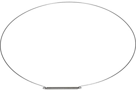 easyPART Kompatibel/Ersatz für Beko 2603901200 Spannring vorne für Türmanschette in Frontlader Waschmaschine