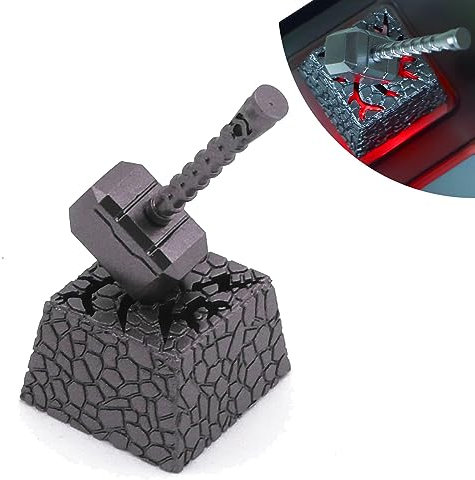 Tappi chiave martello per Game Lover KC-NV-0011-001_FBM-US-01 Hammer Keycap Tasti Per Tastiera Meccanica Esc Martello Anime Ricambio Personalizzato Fai Da Te Tastiera Da Gioco Per Cherry MX