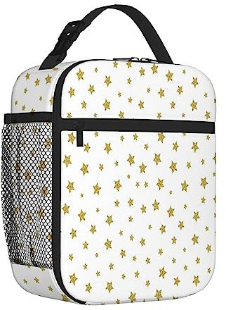 Fiambrera con estampado de besos, para hombres y mujeres, dibujos animados pop mujeres labios rojos, lonchera portátil reutilizable aislada para adultos pequeña bolsa de almuerzo para Offi