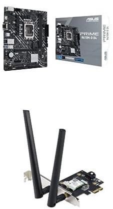 Scheda Madre Asus PRIME H610M-D D4 + Scheda Wireless Asus PCE-AX1800