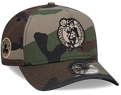New Era Boston Celtics C Dub Camo 9Forty A Frame Snapback Cap