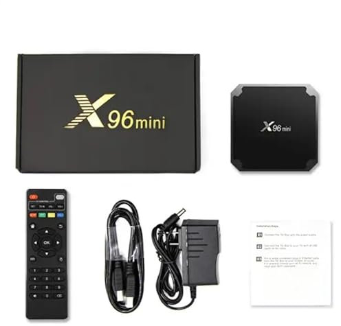 Box TV X96 Mini 2 Go de RAM et 16 Go de ROM Box Android TV Box Media Player Haute qualité (Android 11.0) avec telecommande et Cable HDMI, Lecteur multimédia Boite TV 4K