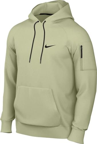 NIKE Herren Hooded Long Sleeve Top M Nk Tf Hd Po, Olive Aura/Olive Aura/Black, DQ4834-371, S