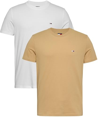 Tommy Jeans Herren Tjm Xslim 2pack Jersey Tee Ext Dm0dm20687 Other Tops