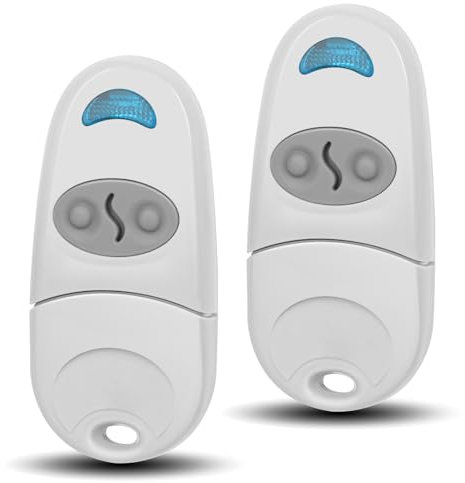 2PCS Telecomando Cancello, 433,92MHz Telecomando per Cancelli,Telecomandi Trasmettitori per Telecomando Top 432NA/432/432EE/ 432A/432M/432S T432, 2 Canali