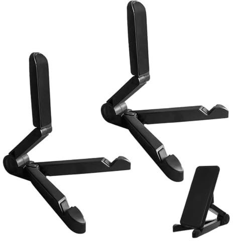 FIMWOLZ 2 Pcs Support Tablette Bureau Support Portable Réglable pour Noir