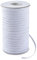 AMANDELIZABE Cinta de goma de 5 mm para costura, 100 metros de cinta de goma, cinta elástica para costura y hogar, manualidades, telas para costura y manualidades, color blanco.