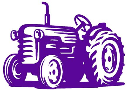 Wandaufkleber „Traktor auf dem Bauernhof“, Bauer, Kinderzimmer, Kunstdekor-Aufkleber, Wandbild, Auto, Fahrzeug, Cartoon, Spielzimmer, Schlafzimmer, klein – 30 x 42 cm